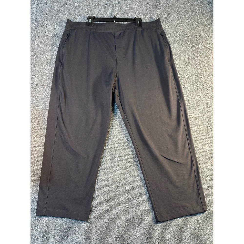 Public Rec All Day Every Day Pants Mens 42x30 Black Performance Tapered Chino